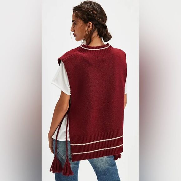 Free People | All Star Stripe Poncho NWT - Picture 2 of 4